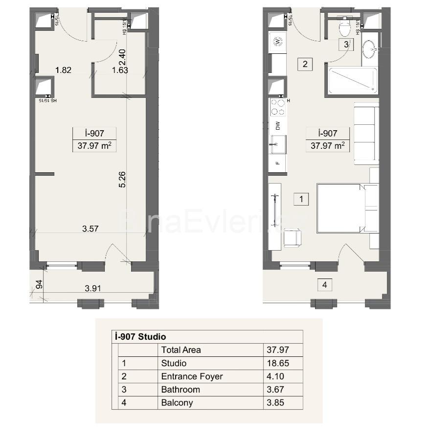 🌟 Sea Breeze Resort-da Arabian Ranches layihəsində 37,97 m² studiya mənzil! 🌟 Sea Breeze Resort-da Arabian Ranches layihəsində 37,97 m² studiya mənzil!